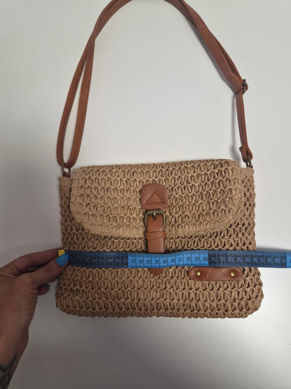 Bolso Boho Rafia Verano - vista trasera