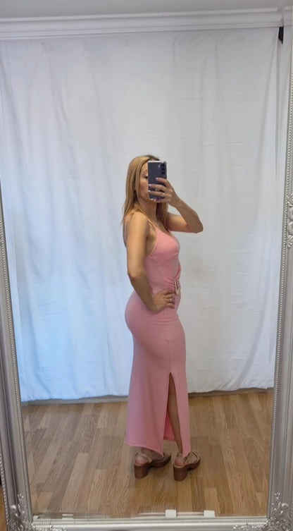 vestido rosa