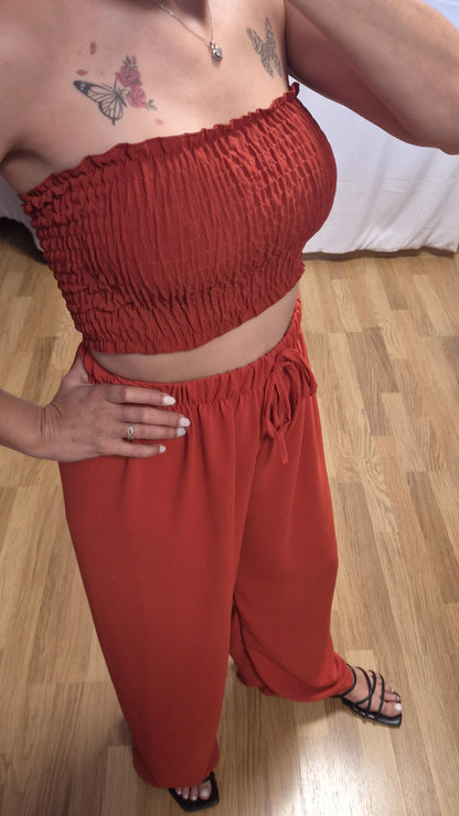 Pantalón Teja Fluido