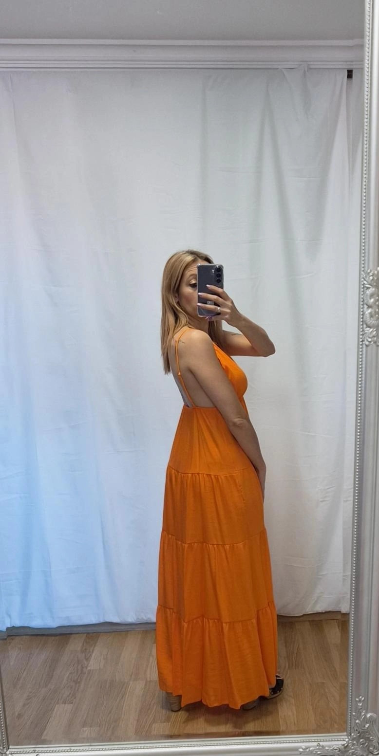Vestido nati naranja