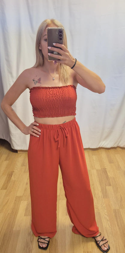 Pantalón Teja Fluido