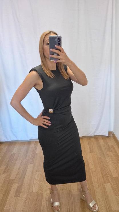 vestido tóxica negro