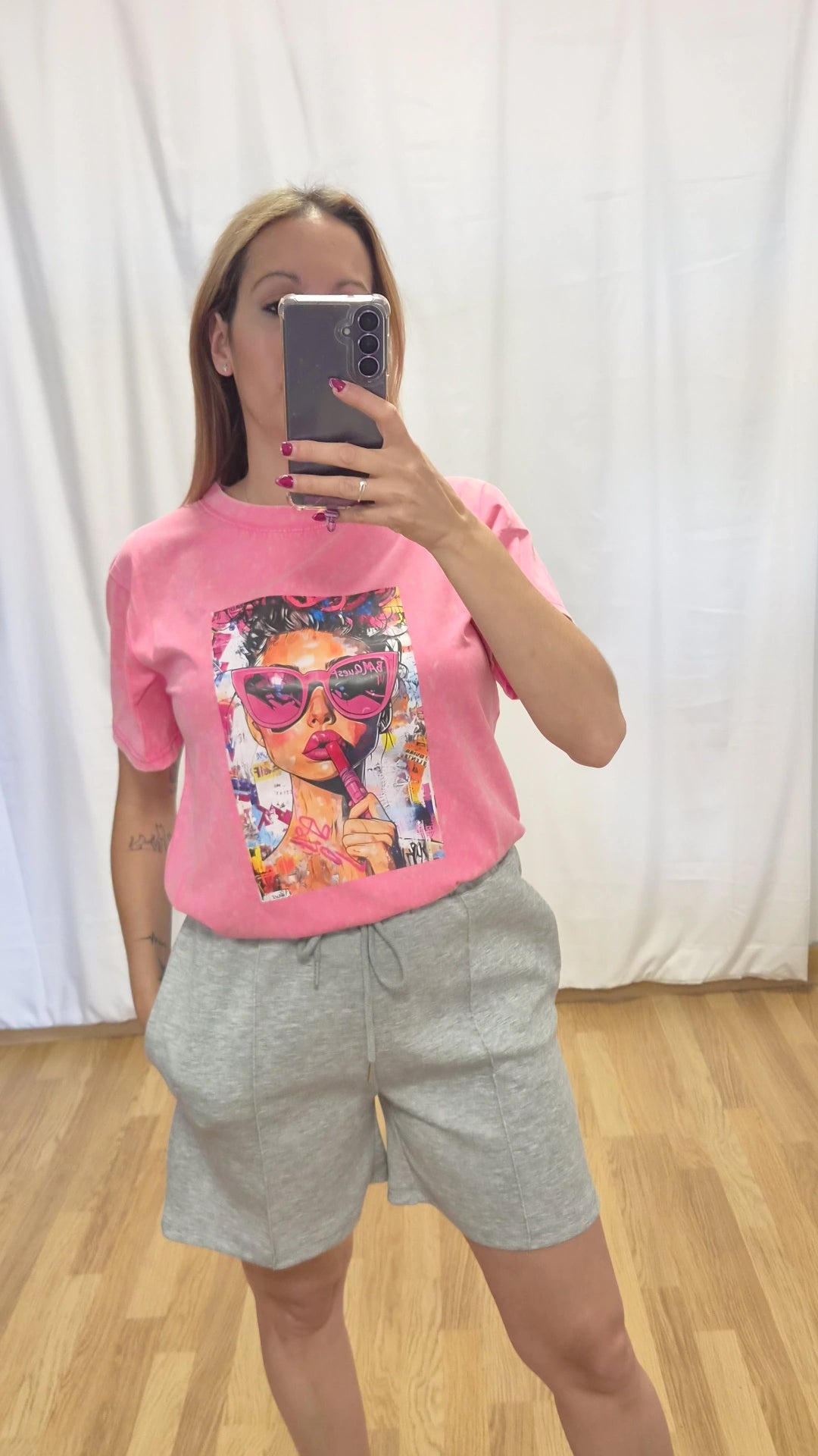 Camiseta pop art girl