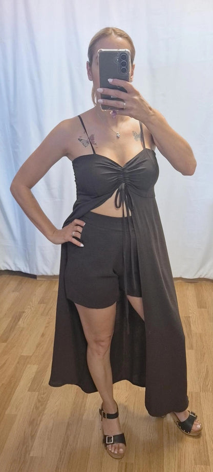 Conjunto Dalia Marrón Chocolate