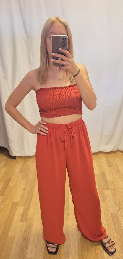 Pantalón Teja Fluido