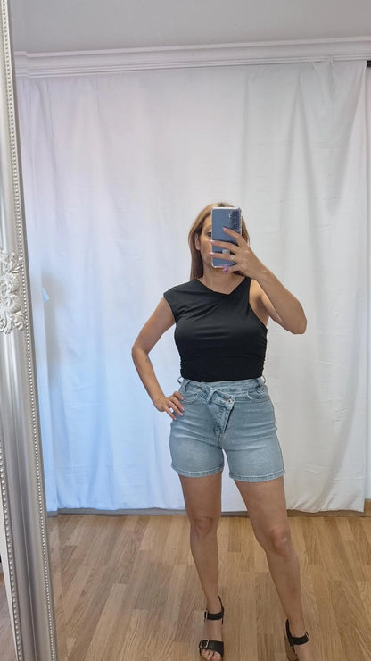 Pantalon corto vaquero