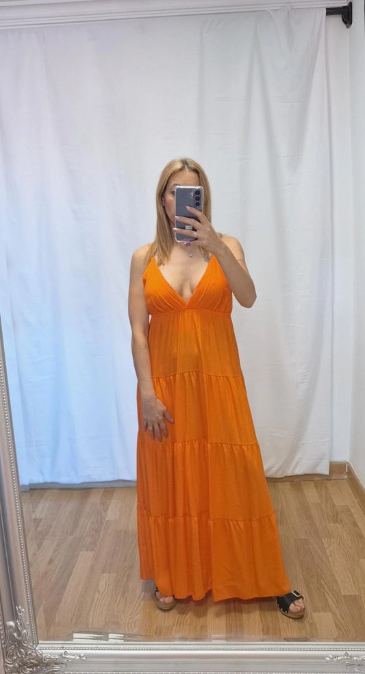 Vestido nati naranja