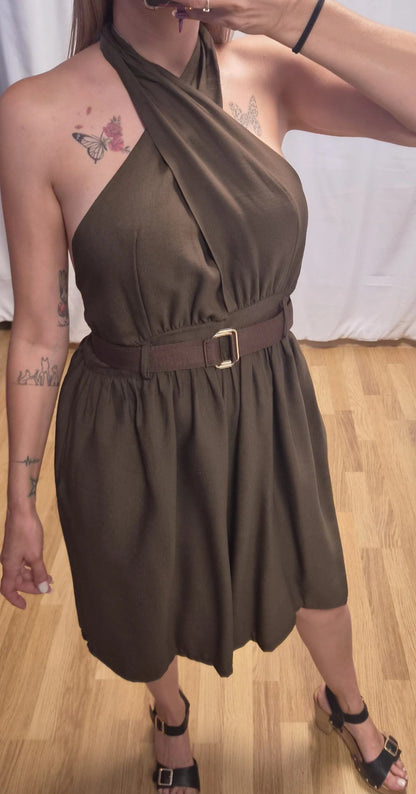 Mono Culotte Marrón - look completo