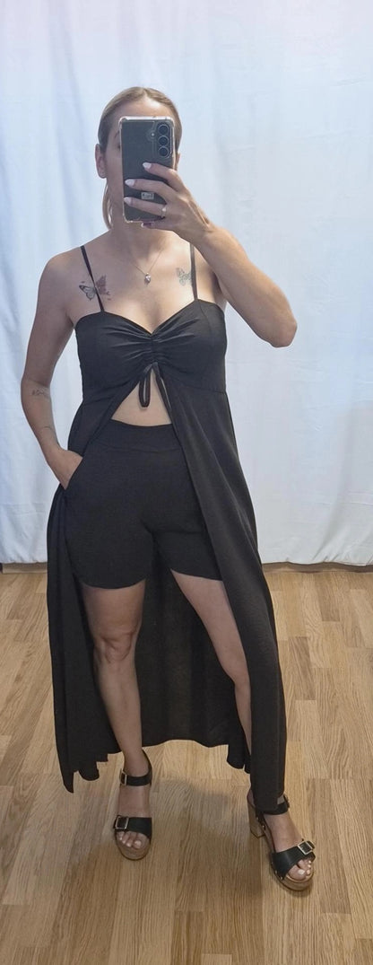 Conjunto Dalia Marrón Chocolate