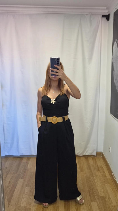 Pantalón palazo negro