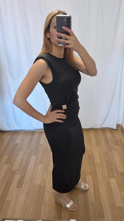 vestido tóxica negro